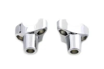 MCM Riser Stem Set Chrome for Harley Davidson FX Models - Part 70148 by MCM