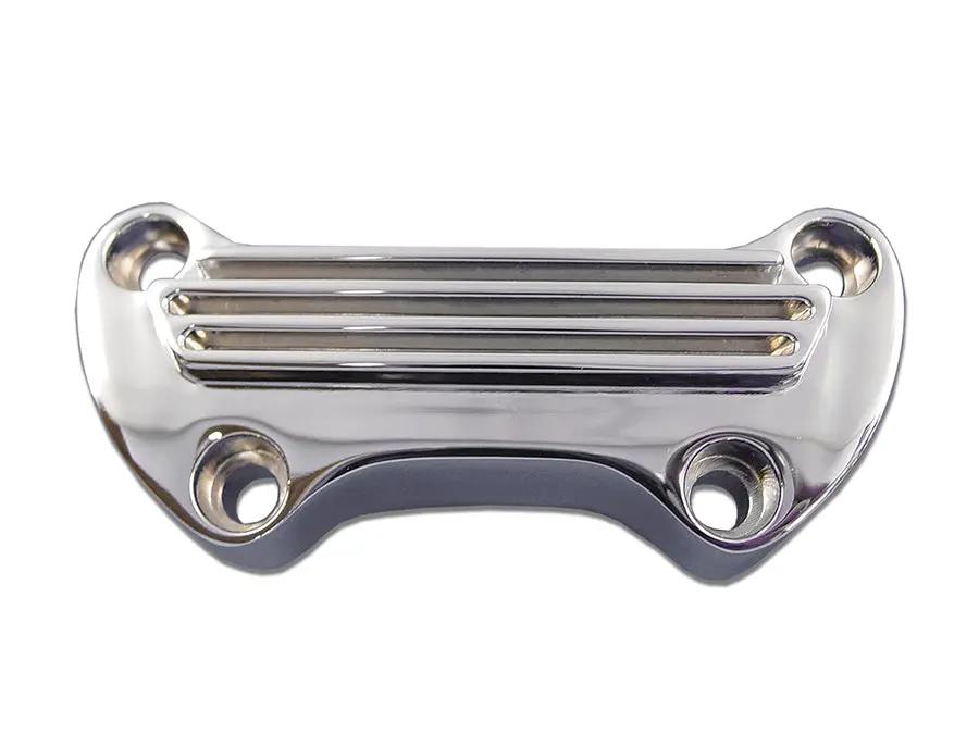 MCM Finned Riser Top Clamp Chrome for Harley Davidson FX 1973-1982 by MCM