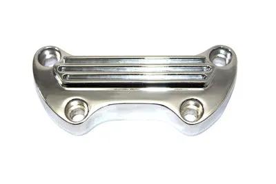 MCM Finned Riser Top Clamp Chrome for Harley Davidson FX (1973-1982) by MCM