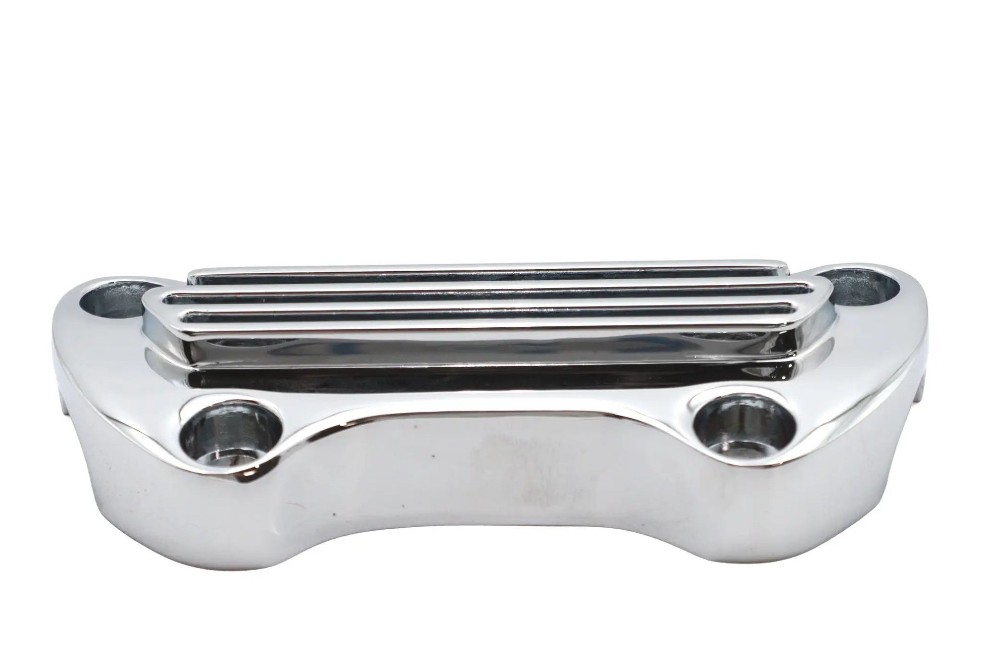 MCM Finned Riser Top Clamp Chrome for Harley Davidson FX (1973-1982) by MCM