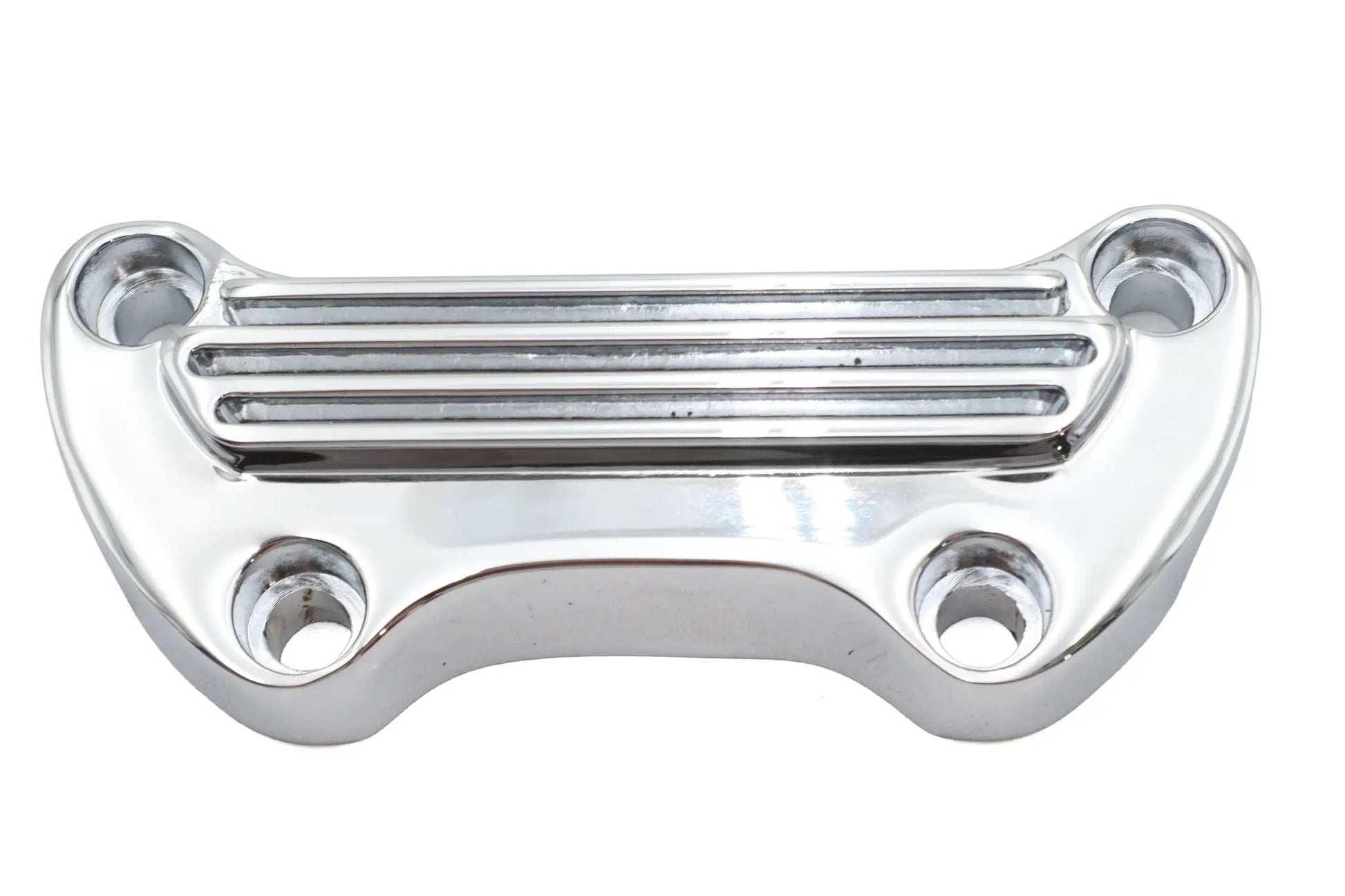 MCM Finned Riser Top Clamp Chrome for Harley Davidson FX (1973-1982) by MCM