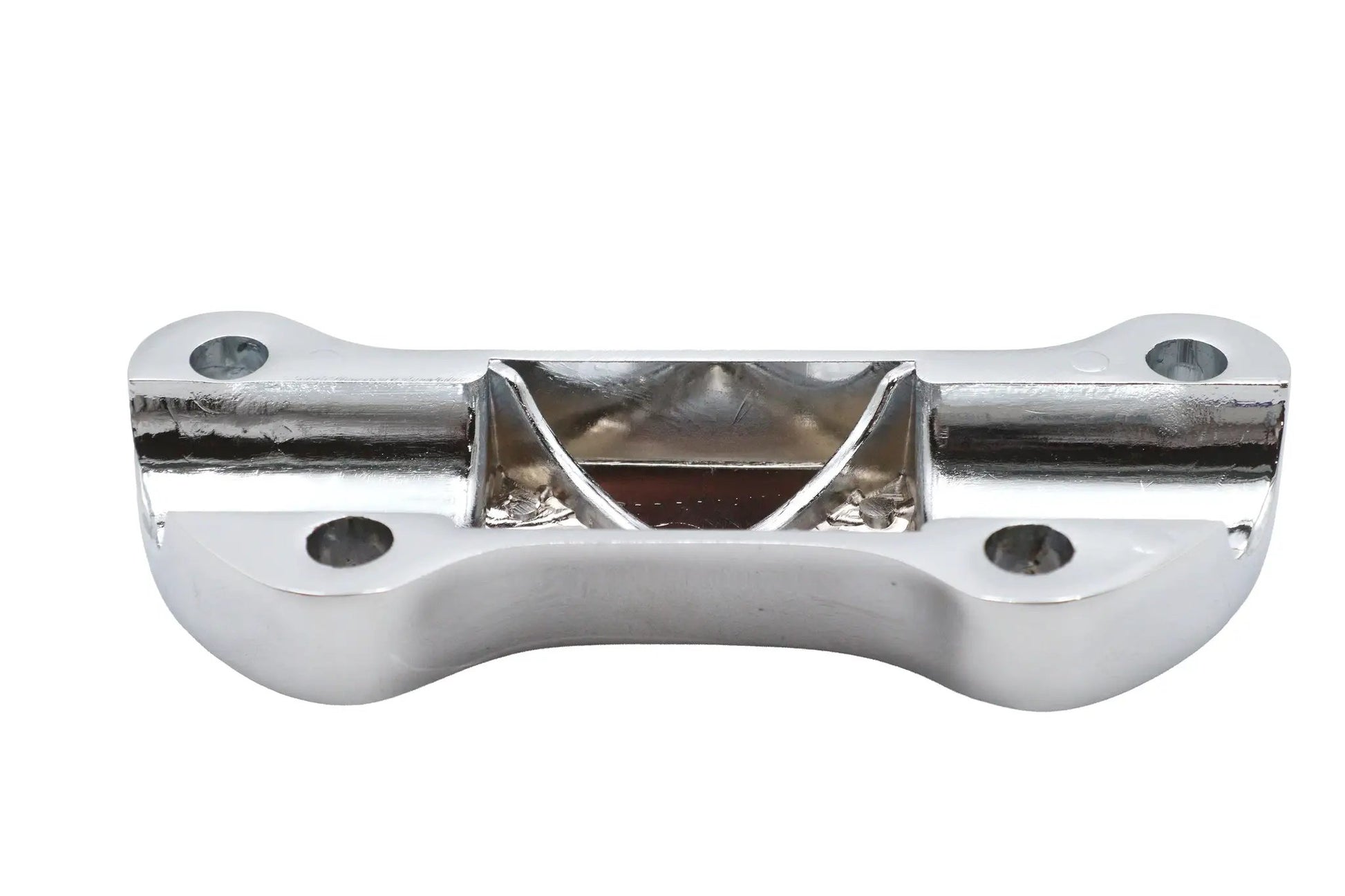 MCM Finned Riser Top Clamp Chrome for Harley Davidson FX (1973-1982) by MCM