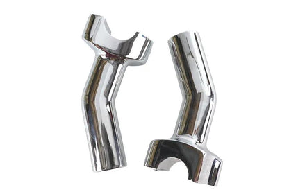 MCM 4-1/2 Inch Pullback Riser Stem Chrome – OEM Cross Reference 56122-77, 56124-77 by MCM