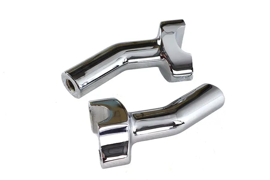 MCM 4-1/2 Inch Pullback Riser Stem Chrome – OEM Cross Reference 56122-77, 56124-77 by MCM
