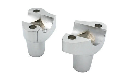 MCM Riser Stem Set Chrome for Harley Davidson FX Models (1974-1983) by MCM