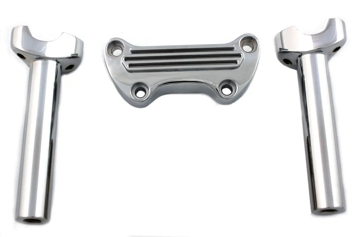 V-Twin 6 Inch Post Riser Kit Chrome – OEM Cross Reference 56223-98 by V-Twin