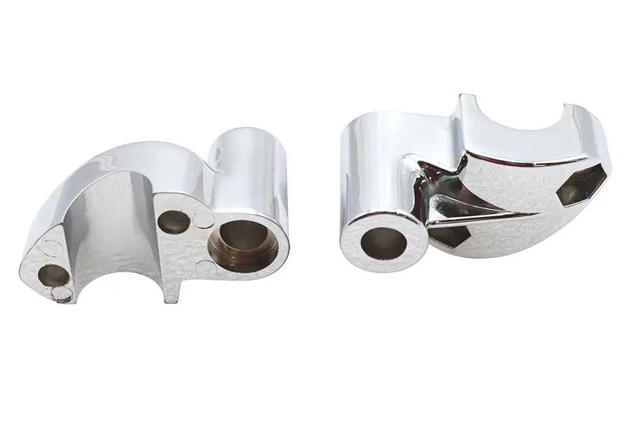MCM Offset Riser Stem Set Chrome for Harley Davidson FXR (1986-1994) by MCM