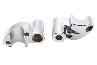 MCM Offset Riser Stem Set Chrome for Harley Davidson FXR (1986-1994) by MCM