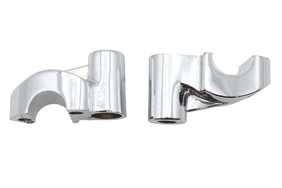 MCM Offset Riser Stem Set Chrome for Harley Davidson FXR (1986-1994) by MCM