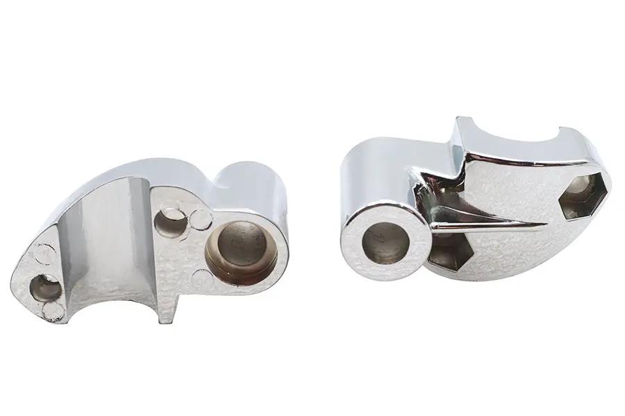 MCM Offset Riser Stem Set Chrome for Harley Davidson FXR (1986-1994) by MCM