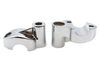 MCM Offset Riser Stem Set Chrome for Harley Davidson FXR (1986-1994) by MCM