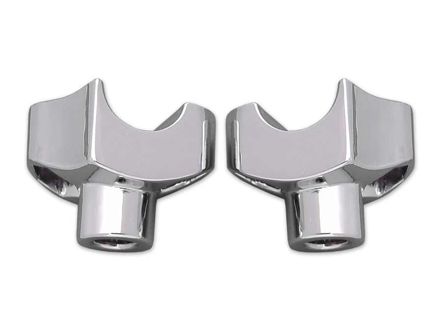 MCM 57-6017 Chrome Riser Stem Set for 1979-1984 Harley-Davidson FL