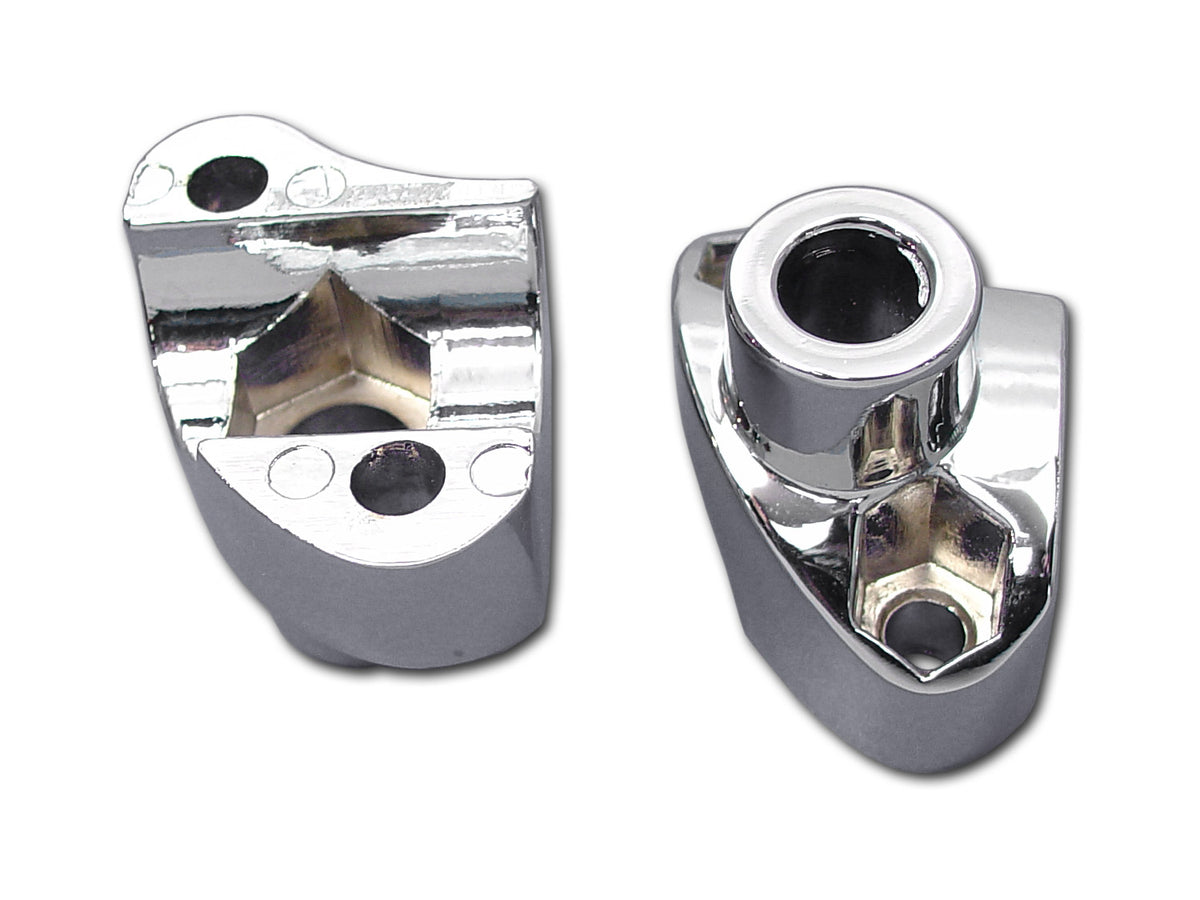 MCM 57-6017 Chrome Riser Stem Set for 1979-1984 Harley-Davidson FL