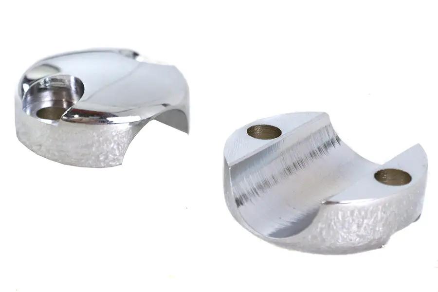MCM Chrome Replica Glide Riser Top Set for Harley Davidson FL (1949-1958) by MCM