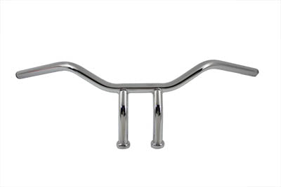 MCM 6 Inch Riser Handlebar Without Indents for Harley Davidson FL and FX Models