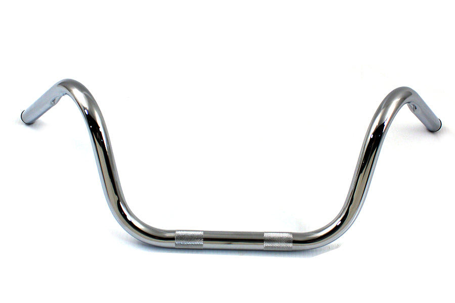 MCM 8-1/4 inch Replica Buckhorn Handlebar with Indents for Harley Davidson FXSTS 1988-1997