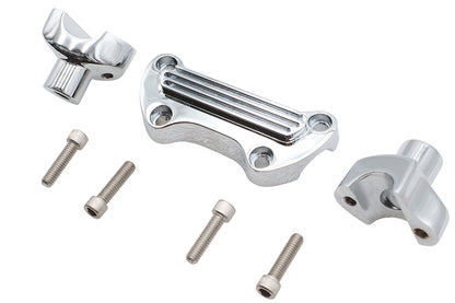 V-Twin 1-7/8 inch Riser Kit Chrome for Harley Davidson FLST Models