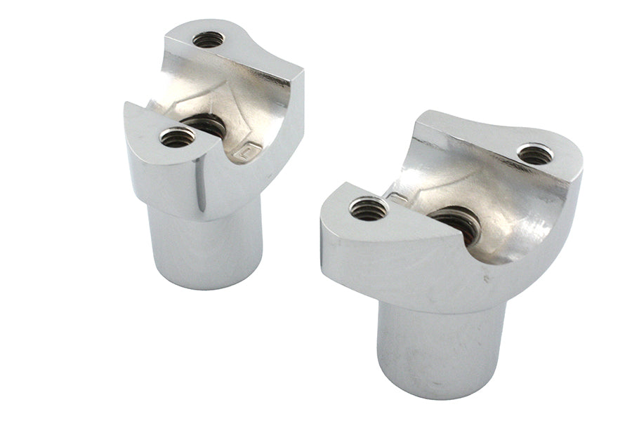 MCM 2-1/8 Inch Buffalo Riser Set Chrome - Part Number 57-6015AB