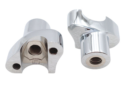 MCM 2-1/8 Inch Buffalo Riser Set Chrome - Part Number 57-6015AB
