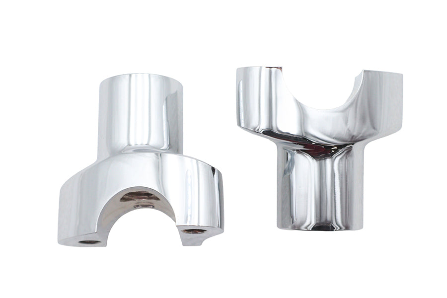 MCM 2-1/8 Inch Buffalo Riser Set Chrome - Part Number 57-6015AB