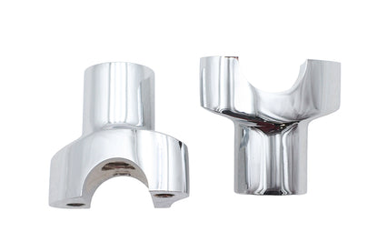 MCM 2-1/8 Inch Buffalo Riser Set Chrome - Part Number 57-6015AB