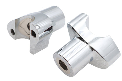 MCM 2-1/8 Inch Buffalo Riser Set Chrome - Part Number 57-6015AB