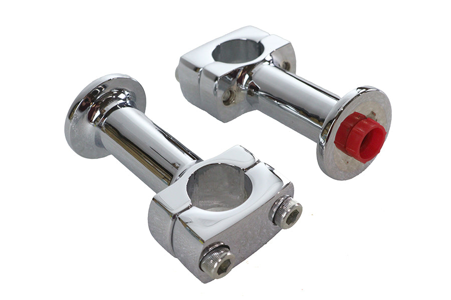Paughco 353 3 Inch Post Riser Set Chrome for Motorcycle Handlebars