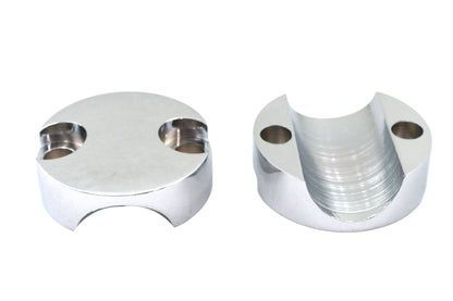 MCM Chrome Riser Cap Set for 3 Inch Riser - Stylish and Durable Accessory