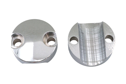 MCM Chrome Riser Cap Set for 3 Inch Riser - Stylish and Durable Accessory