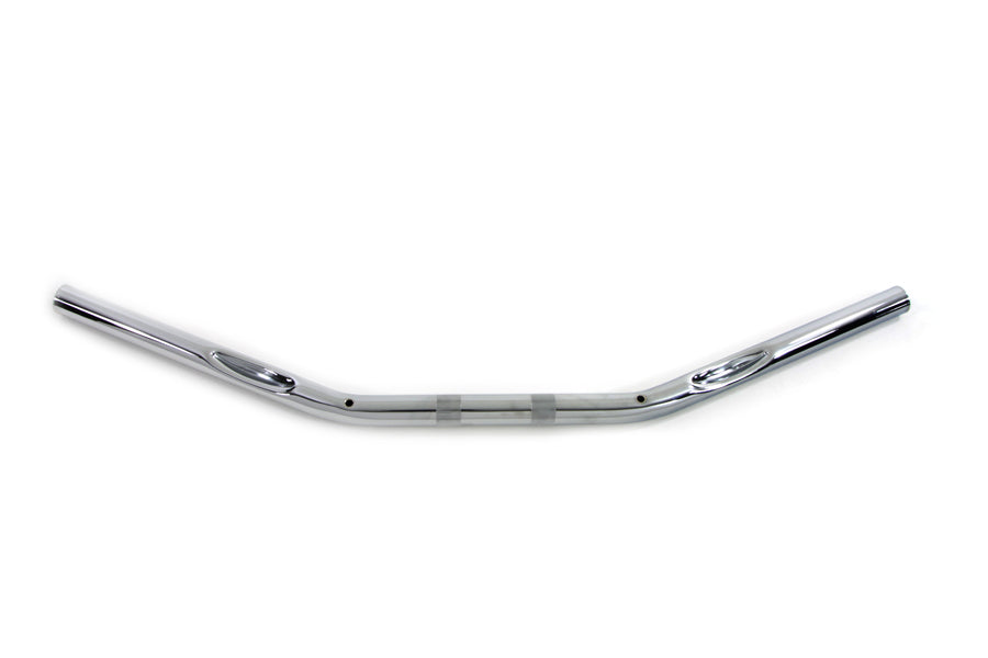 MCM 1 Inch Drag Handlebar with Indents for Harley Davidson (Part #5996)
