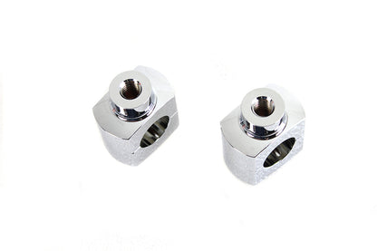 V-Twin 63009 1-1/2 Inch Short Riser Set Chrome for 1 Inch Handlebar Clamps