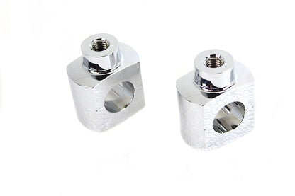 V-Twin 63009 1-1/2 Inch Short Riser Set Chrome for 1 Inch Handlebar Clamps