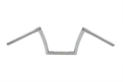 MCM 10-1/2 Inch Z-Bar Handlebar with Wiring Holes for Harley Davidson Models