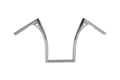 MCM 20118 15 Inch Pirate Z-Bar Handlebar Chrome for Harley Davidson