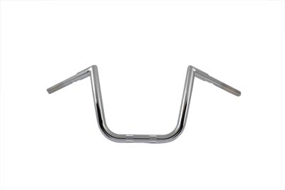 MCM 20131 8-Inch Ape Hanger Z Handlebar, Chrome for Harley-Davidson