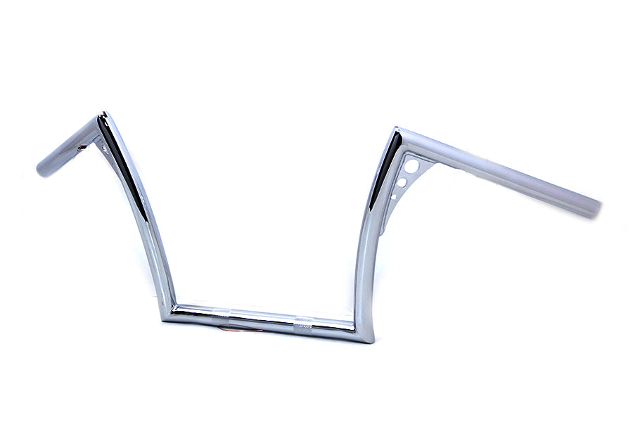 MCM 12 Inch Z-Bar Handlebar with Indents for Harley Davidson FXSTS