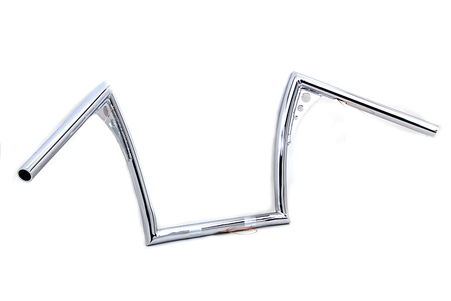 MCM 12 Inch Z-Bar Handlebar with Indents for Harley Davidson FXSTS