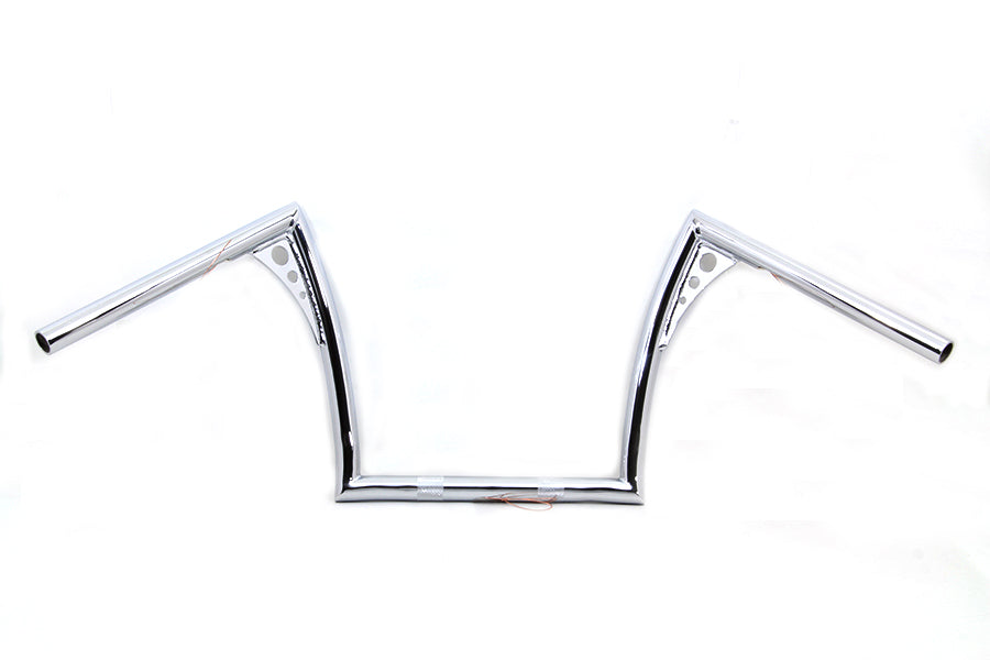 MCM 12 Inch Z-Bar Handlebar with Indents for Harley Davidson FXSTS