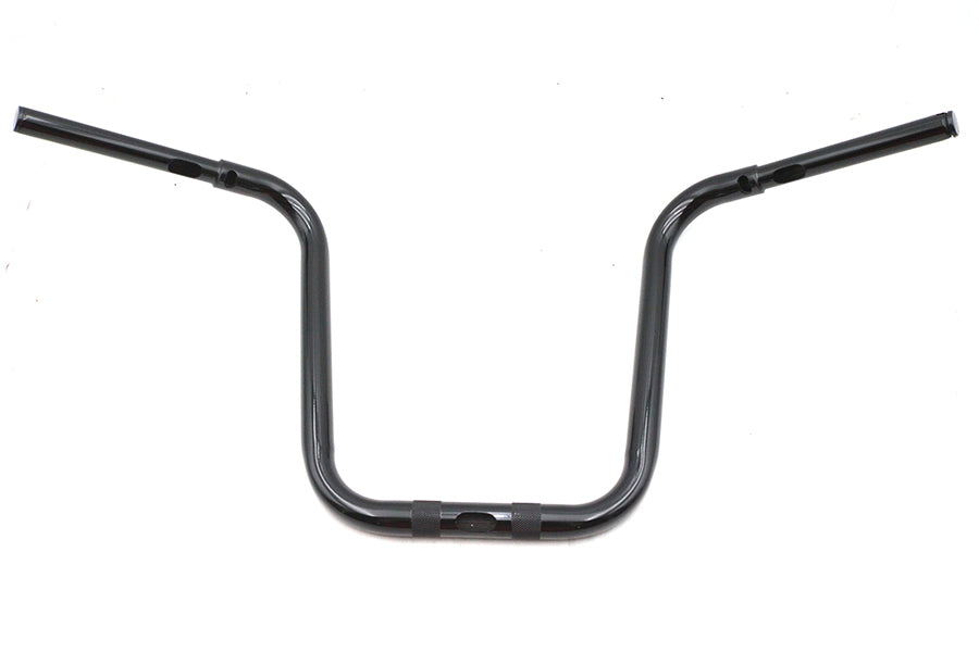 V-Twin 20324B 16-Inch Fat Ape Handlebar with Indents, Black