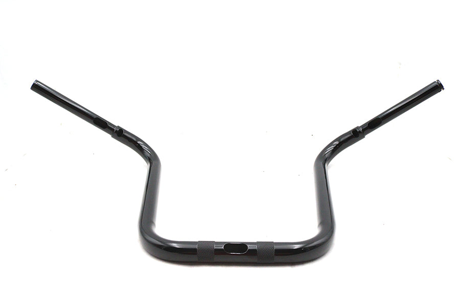 V-Twin 20324B 16-Inch Fat Ape Handlebar with Indents, Black