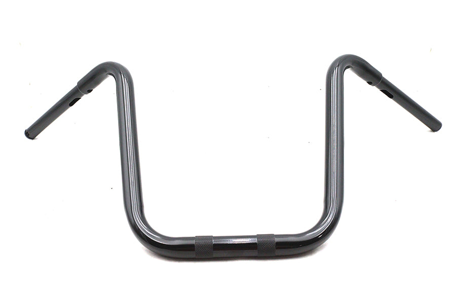 V-Twin 20324B 16-Inch Fat Ape Handlebar with Indents, Black