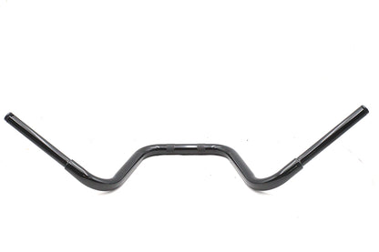 V-Twin 20323B 12-Inch Mini Ape Hanger Handlebar with Indents, Black