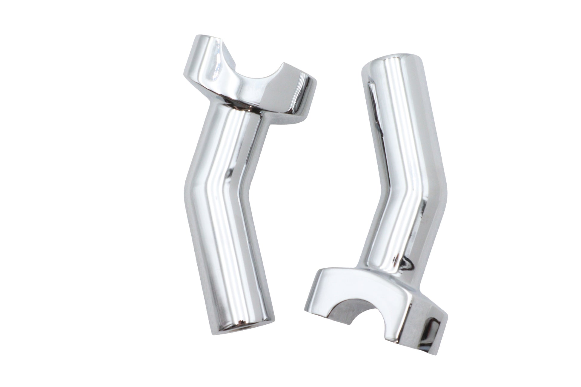 Ultima 34-168 Chrome Forged Aluminum Riser Set - 4-1/2 inch Height