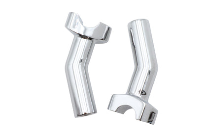 Ultima 34-168 Chrome Forged Aluminum Riser Set - 4-1/2 inch Height