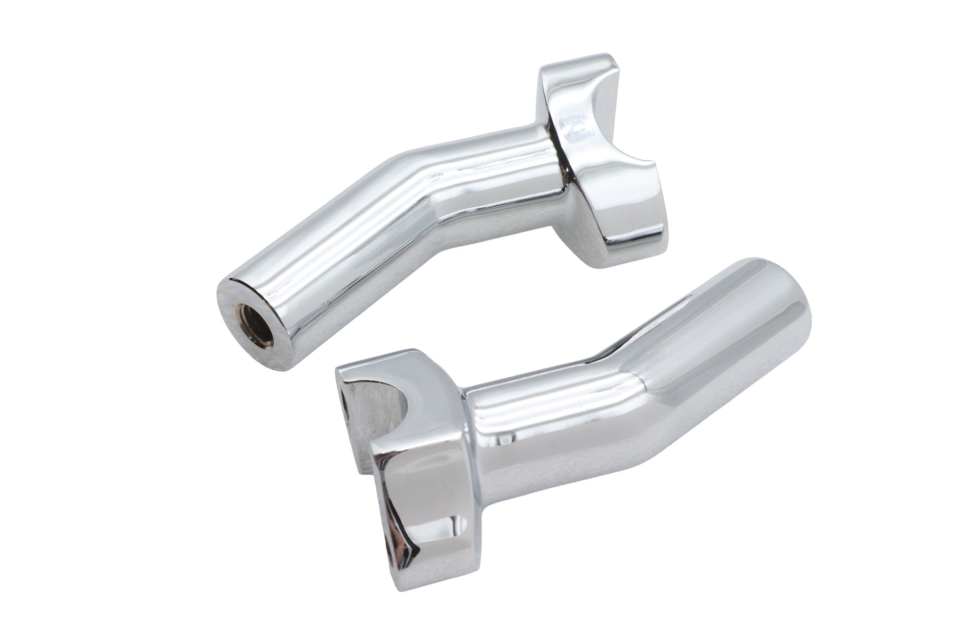 Ultima 34-168 Chrome Forged Aluminum Riser Set - 4-1/2 inch Height