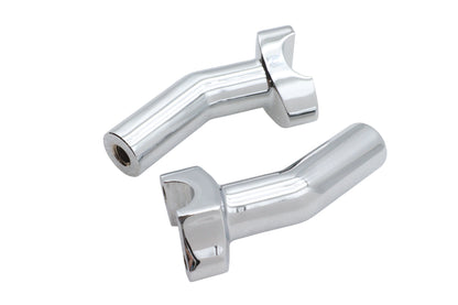 Ultima 34-168 Chrome Forged Aluminum Riser Set - 4-1/2 inch Height