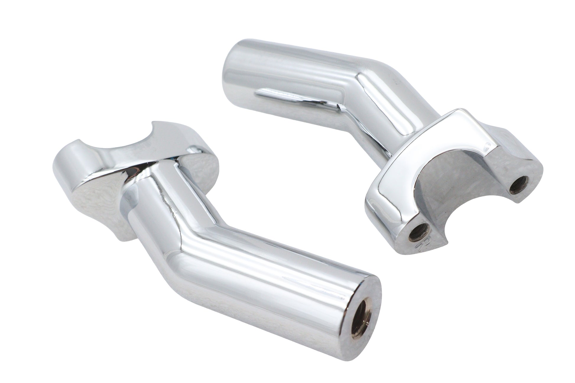 Ultima 34-168 Chrome Forged Aluminum Riser Set - 4-1/2 inch Height