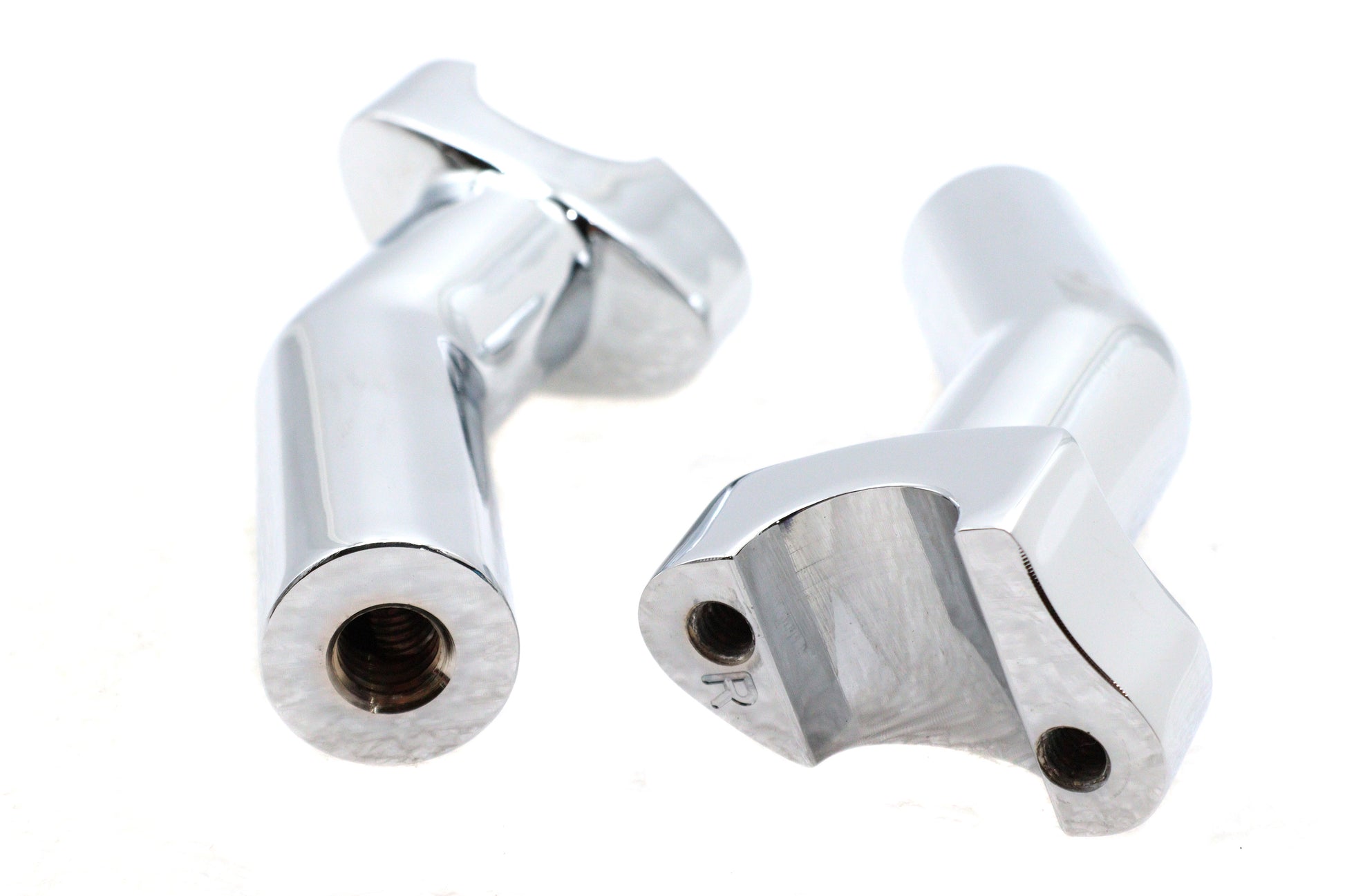 Ultima 34-168 Chrome Forged Aluminum Riser Set - 4-1/2 inch Height