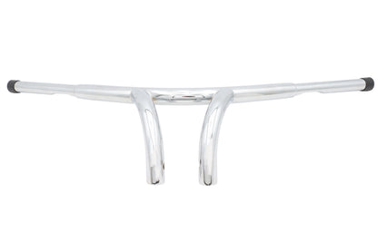 V-Twin 25-4213 Factory Sample 7-Inch Curved Riser Bar Handlebar with Indents