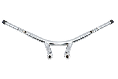 V-Twin 25-4213 Factory Sample 7-Inch Curved Riser Bar Handlebar with Indents